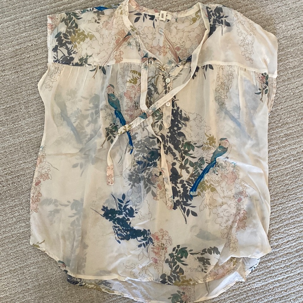 dylan Botanical Bird Blouse